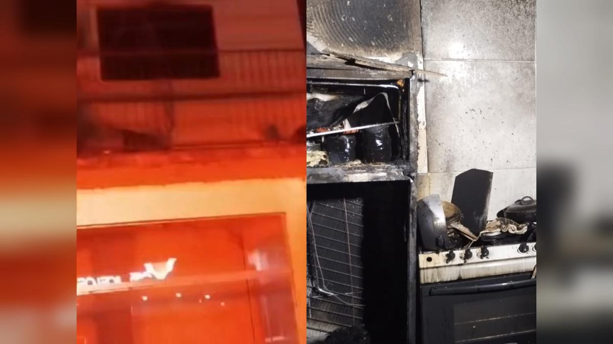 Incêndio em residência