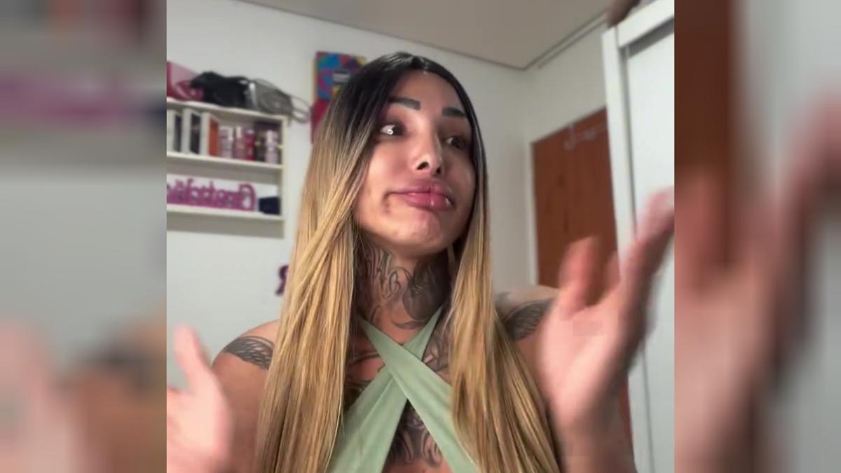 Arielly Campos aparece em um vídeo publicado no Instagram.