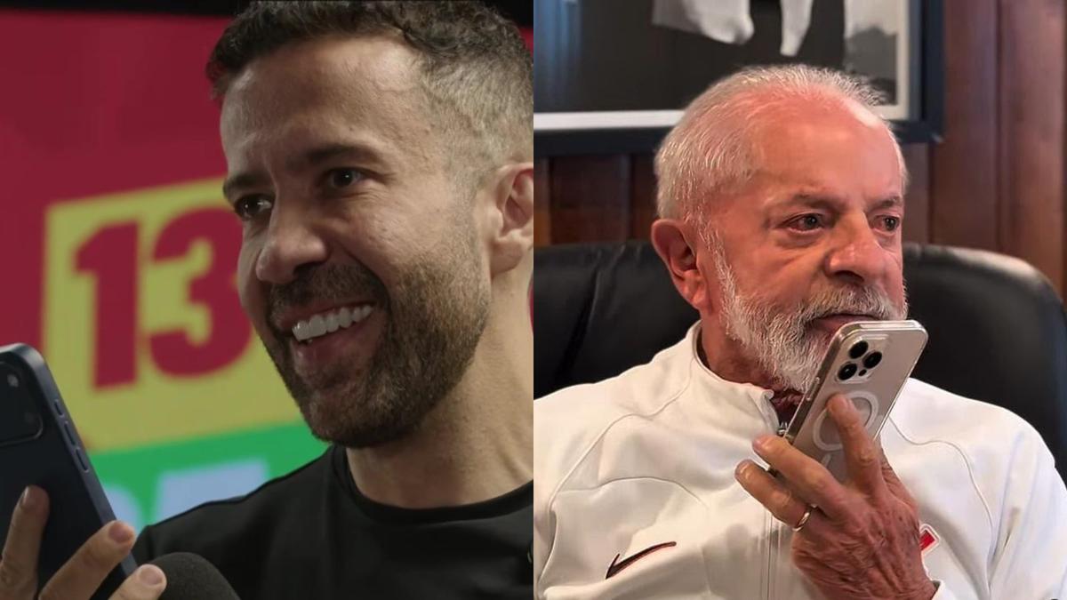 André Janones conversa com Lula por telefone durante transmissão ao vivo no YouTube.